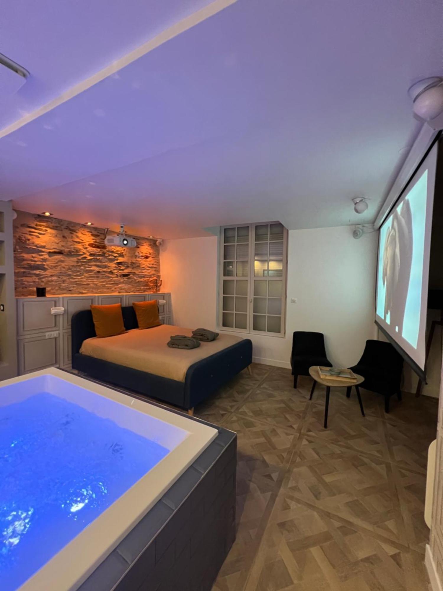 Appartement Avec Jacuzzi Sauna & Home Cinema - Nid D'Angers Zewnętrze zdjęcie